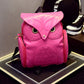 Leather Owl Backpack