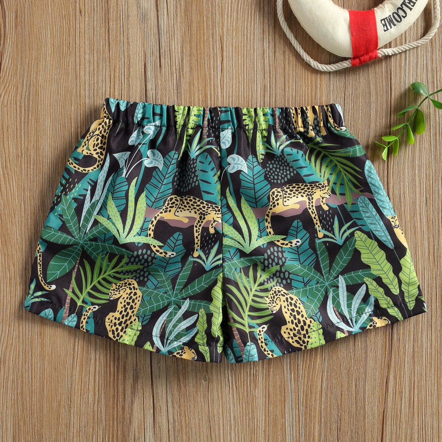 Cartoon Animal Printed Shorts