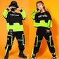 New Korean Top Pants Jazz Suit Children Hiphop Street Dance Clothes Boys Girls Hip Hop Costumes Kids Street Dance Outfit suits