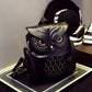 Leather Owl Backpack