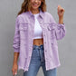 New In 2023 Spring Autumn Fashion Loose Long Denim Jacket With Torn Holes Women Streetwear Tassel Pink Casual Jean Coats