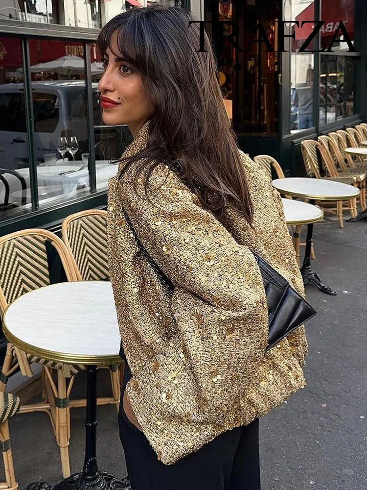 Shiny Sequin Jacket