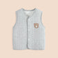 Baby's Cartoon Bear Print Vests