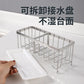 Sink Caddy Sponge Holder Kitchen Rack Sponge Holder For Sink Kitchen Sink Organizer Anti-Rust Sink Sponges Scrubbers Soap