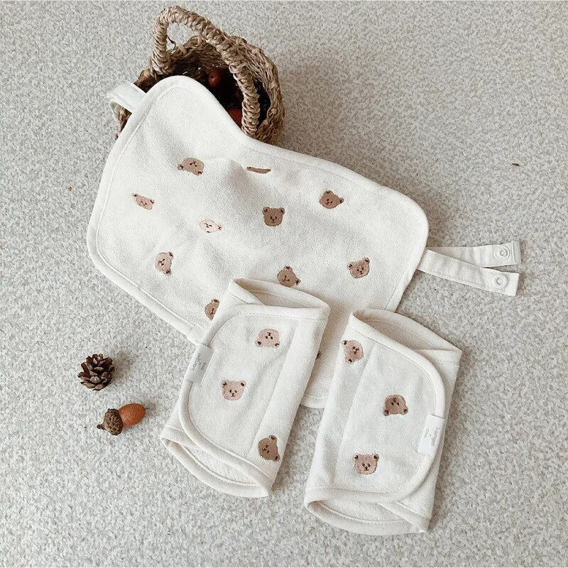 Baby Sucking Bibs and Towels Infant Belt Chest Carrier Saliva