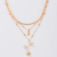 Bohemia Multilayer Moon Gold Color Pendant Necklaces