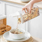 Pasta Box Food Container Nuts Candy Jars Airtight Storage Container for Spaghetti Noodle Wheat Pasta Kitchen Organizer