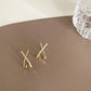 X Shape Earrings