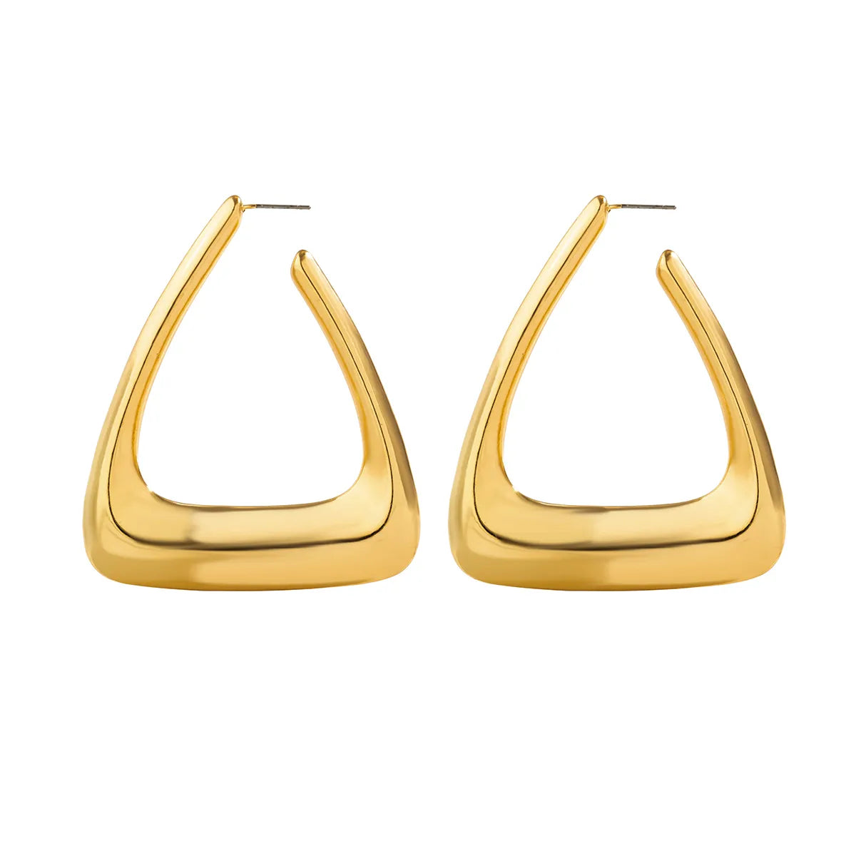 Triangle Hoop Earrings