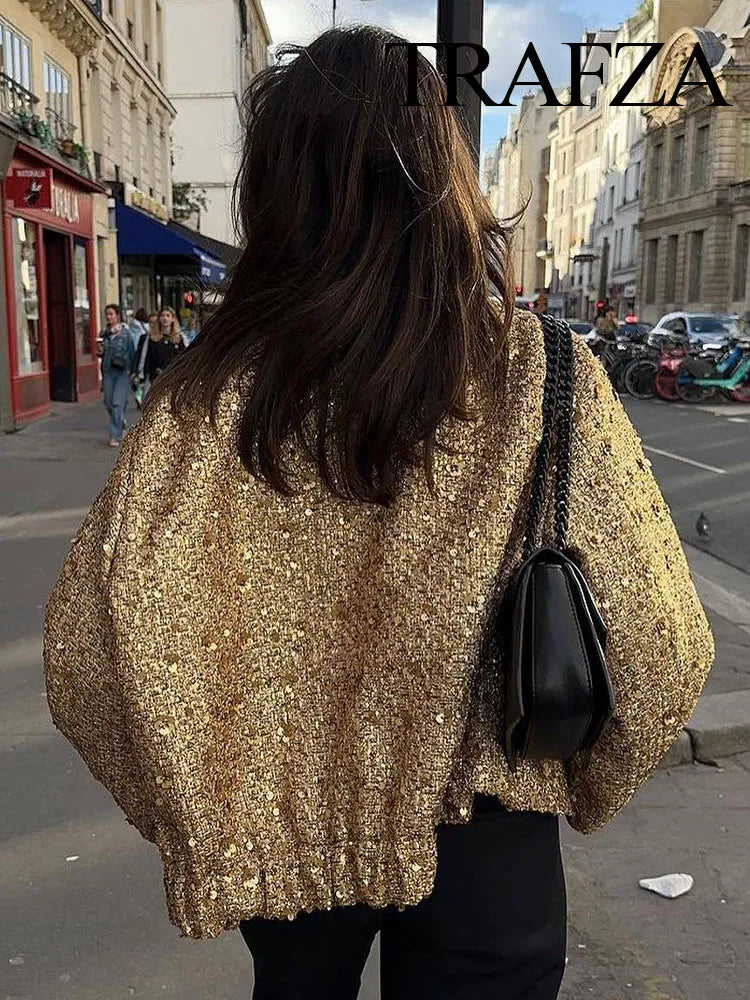 Shiny Sequin Jacket