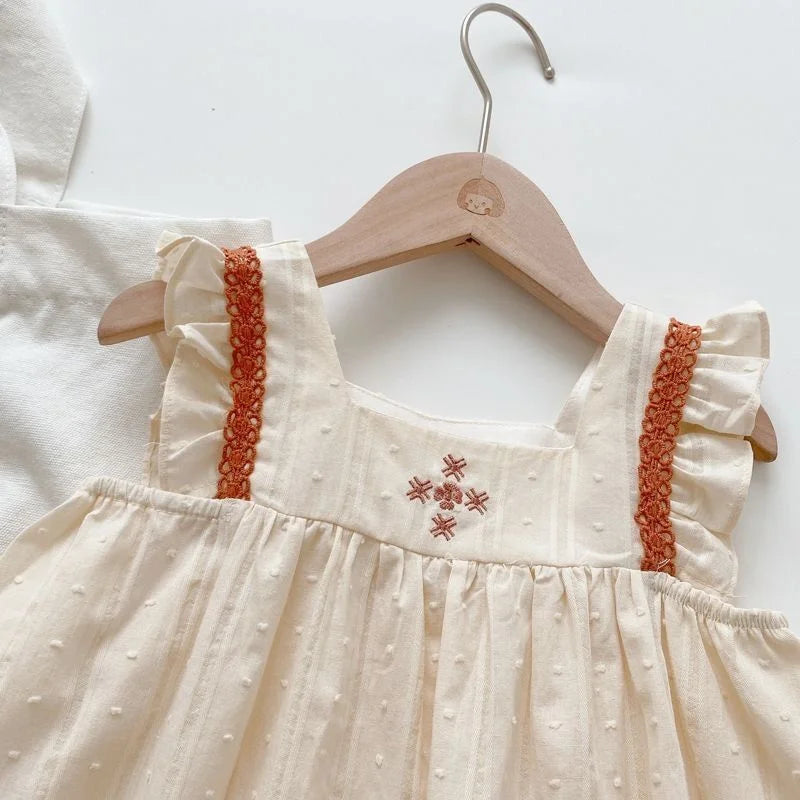 Sleeveless Ruffles Baby Dress 1-5Year