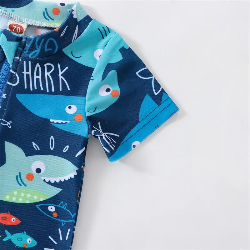 Shark Jumpsuit Swimwear Beachwear