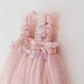 Toddler Baby Summer Princess Dress Kid Mesh Lace Sweet Dress Butterfly Sleeveless Dress Pink Little Girl Children Clothes