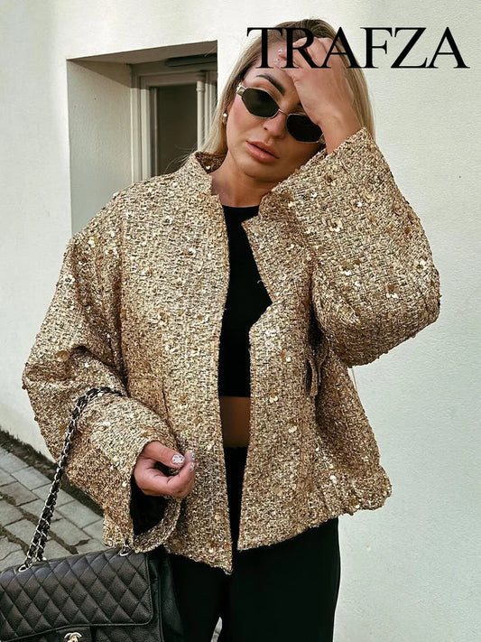 Shiny Sequin Jacket