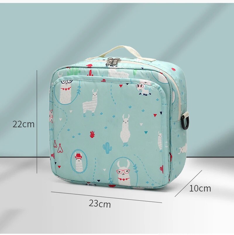 Fashion Baby Diaper Bags Maternity Bag for Disposable Reusable Fashion Anti-Dirty Prints Wet Dry Diaper Bag Disposable Diaper