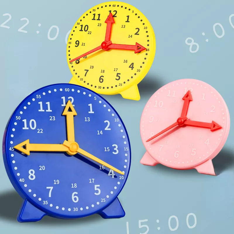 Children Clock Educational Toys Hour Minute Second