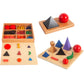 Language Wooden Basic Grammar Symbols Early Childhood Education Kids