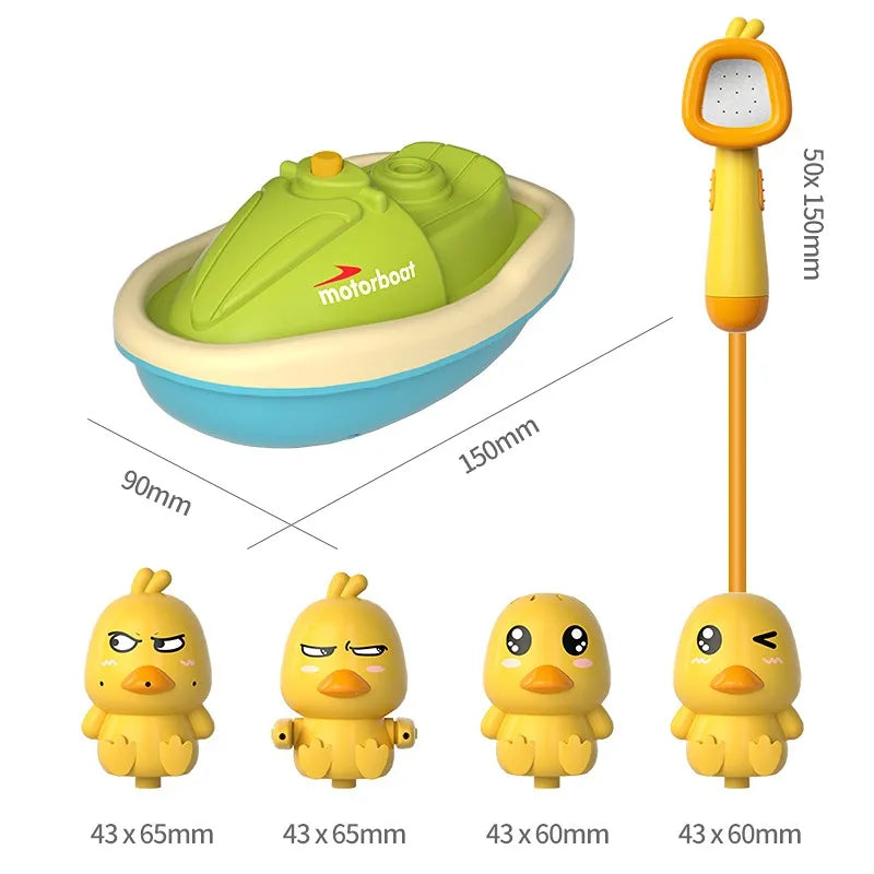 Electric Baby Bath Toys for Kids Duck Spray Water Bath Toys