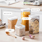 Pasta Box Food Container Nuts Candy Jars Airtight Storage Container for Spaghetti Noodle Wheat Pasta Kitchen Organizer