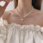 Elegant Pearl Beads Necklace