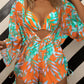 Tropical Print Swimsuit