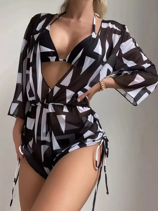 Tropical Print Swimsuit