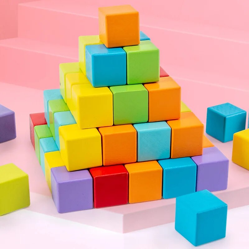 Children's Cube Space Thinking Buildling Block 3D Puzzle