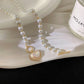 Elegant Pearl Beads Necklace