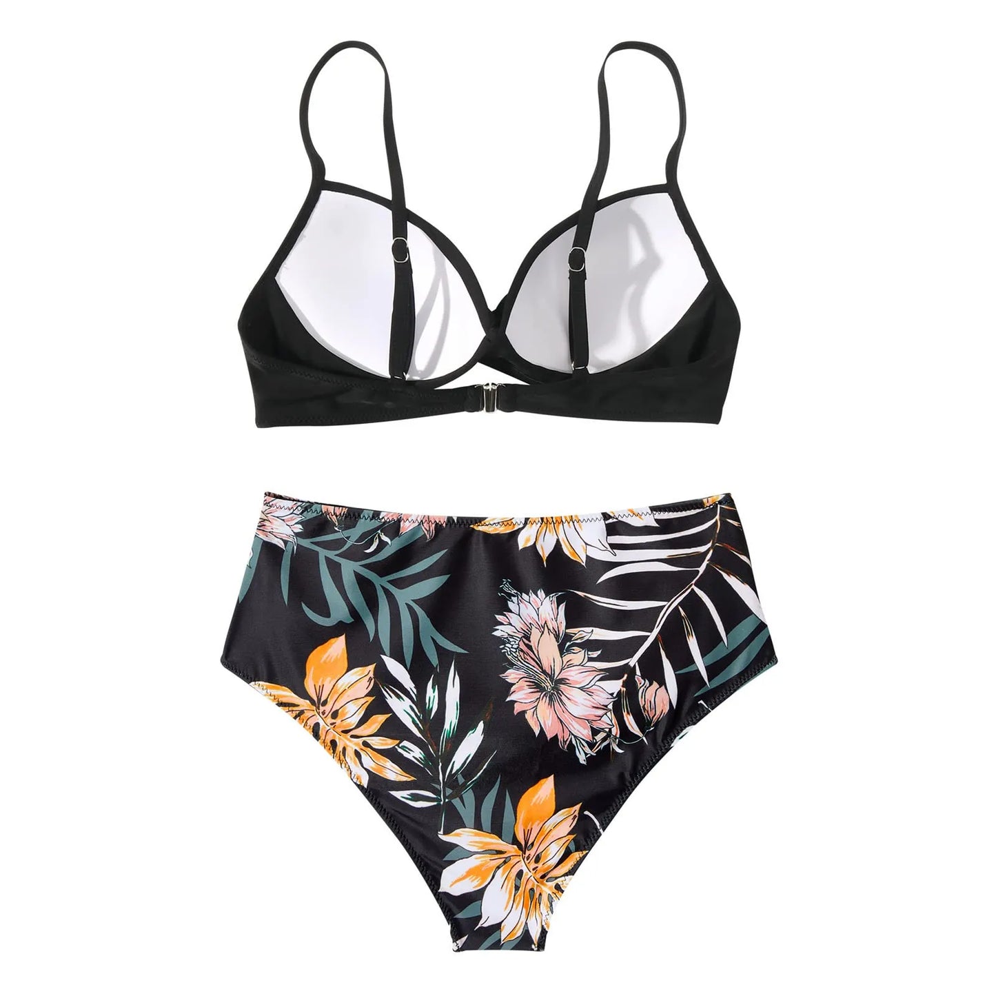 Push Up Bikini Set High Waisted Two Piece Swimsuit