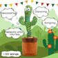 Dancing Cactus Toy,Repeat Talk, Sing & Dance