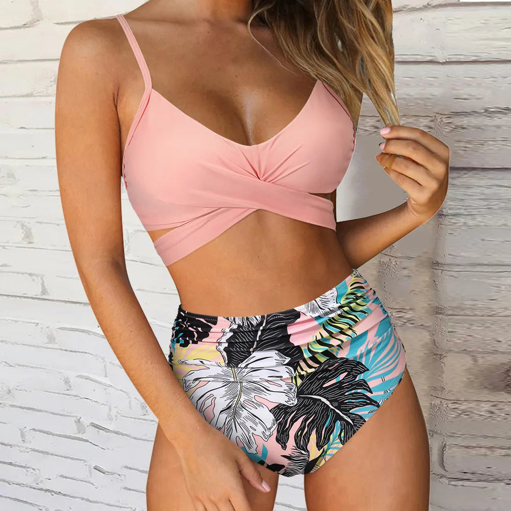 Push Up High Waist Swimwear