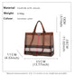 Designer Leather Tote Bag