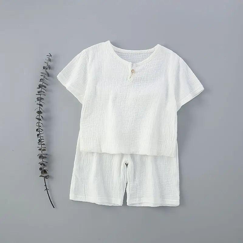 Children Muslin Clothes Set