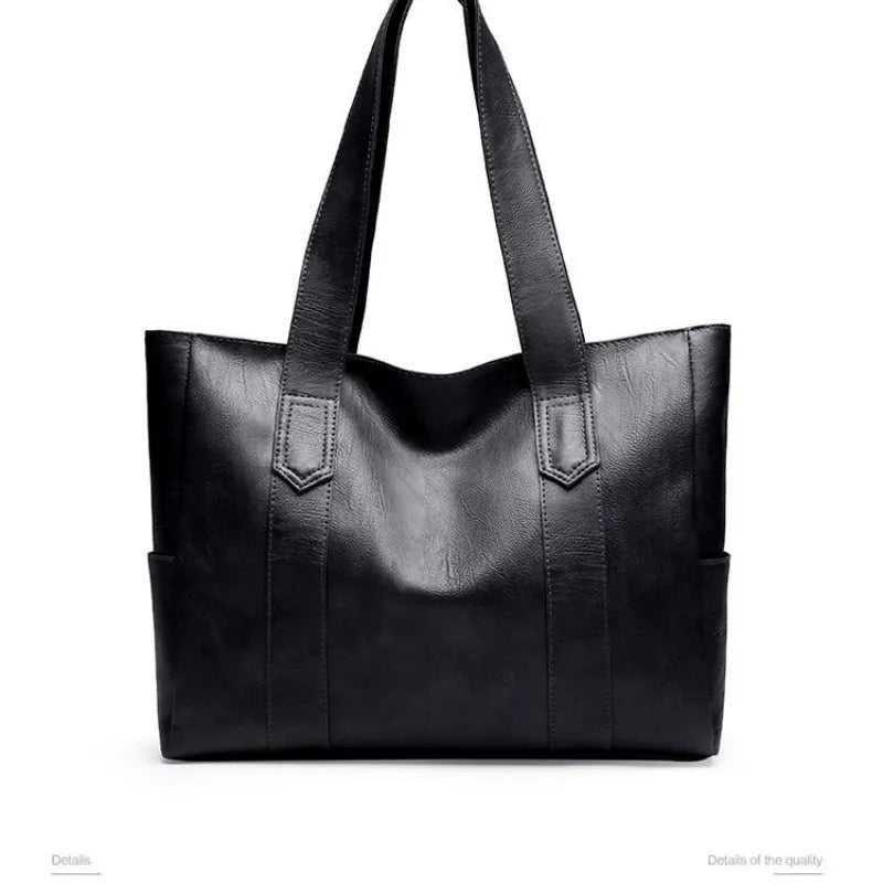 Casual PU Leather Tote Bag