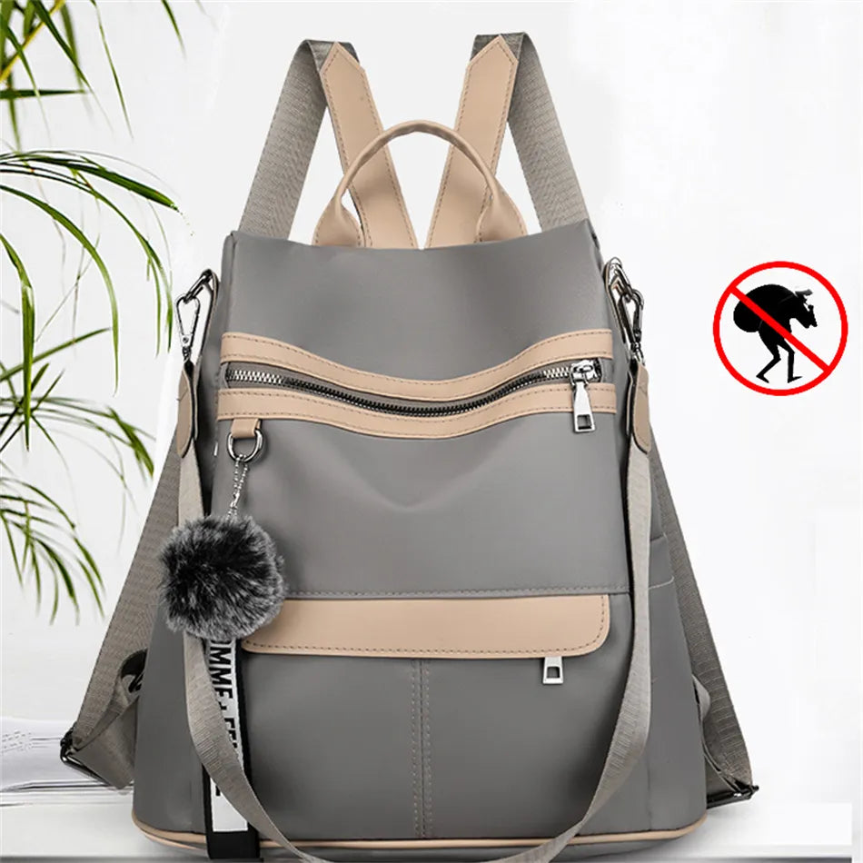 Anti-theft Backpack Waterproof Oxford Shoulder Bags