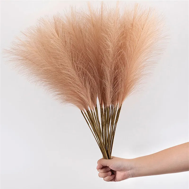 Fluffy Pampas Grass Boho Decor Artificial Flower